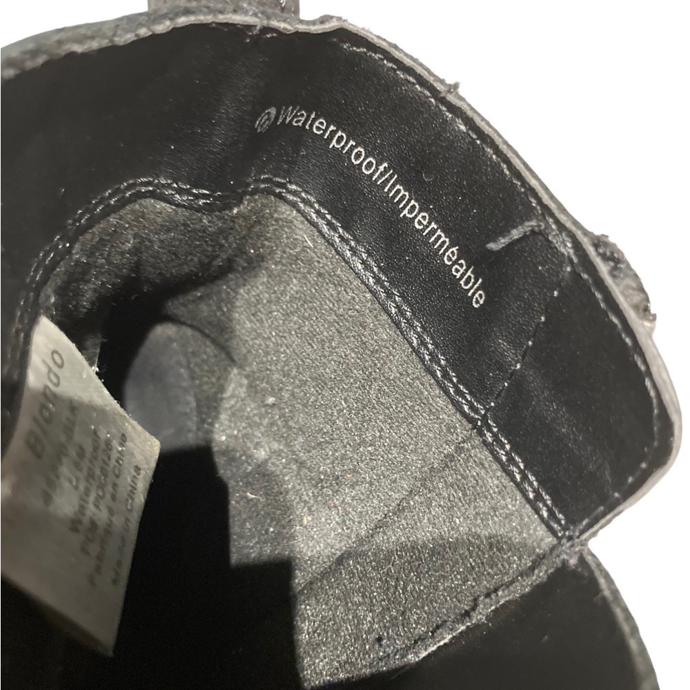 Blondo - Women’s Buckle Suede Ankle Booties - Picture 8 of 9